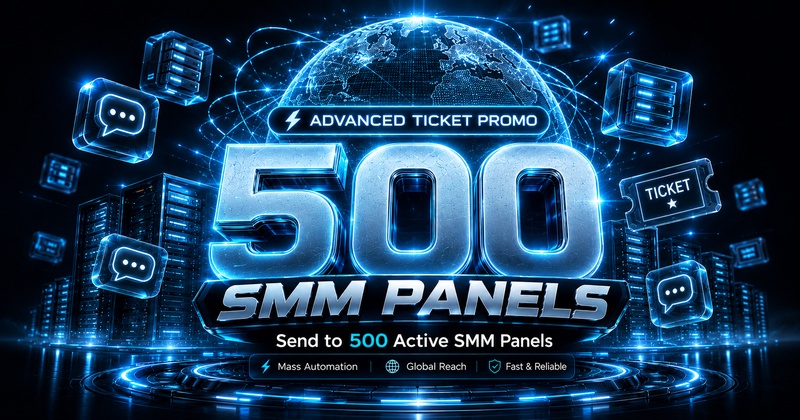 ⚡️ Advanced Bulk Ticket Promotion | Send to 500 Active SMM Panels